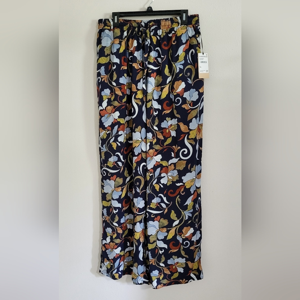 Halogen Wide Leg Flowy Slip On Pants